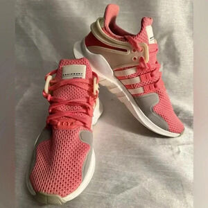 Adidas Originals EQT Support ADV J Pink White women's shoes AC8421 sz 6